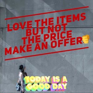 Make an offer on the items you like..!